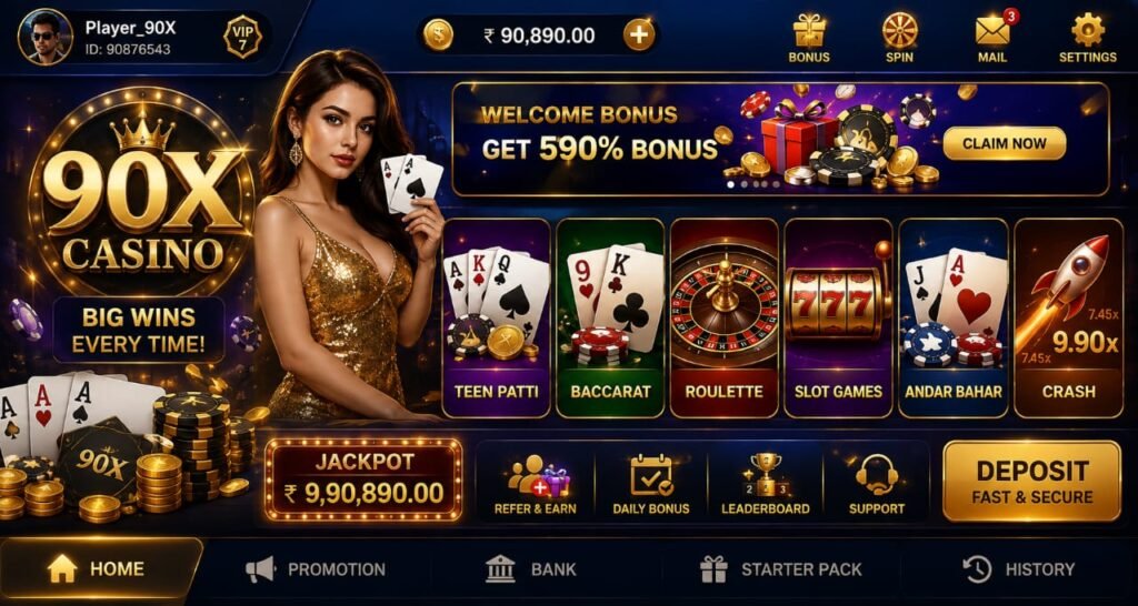 90X CASINO NEW APP